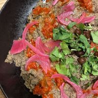 Hummus negro at Street & Soul in Toledo