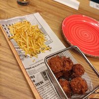 'meat' croquettas at Street & Soul in Toledo