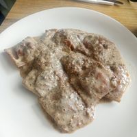 Truffle ravioli at Street & Soul in Toledo