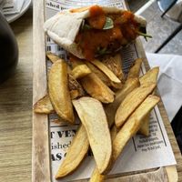 Vegan shawarma - excellent!  at Street & Soul in Toledo