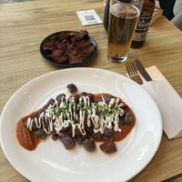 Purple gnocchi   at Street & Soul in Toledo