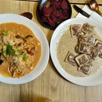 Pasta Thai & Raviolis bole at Street & Soul in Toledo