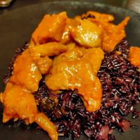 Arroz negro al estilo Thai at Street & Soul in Toledo