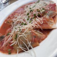 Spinach ravioli   at Sonoma Wine Shop - La Bodega in Sebastopol