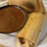 Tamales with Mole Saucee #Veganuary at Sonoma Wine Shop - La Bodega in Sebastopol