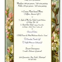 Our Valentine's Plant Based Menu.   at Sonoma Wine Shop - La Bodega in Sebastopol