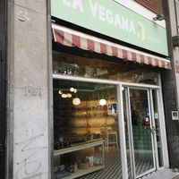 Outside at La Vegana in Barcelona