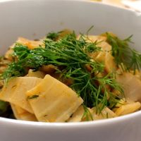 Taaty vegan łazanki at Las in Zakopane