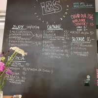 Menu in summer 2021 at Las in Zakopane