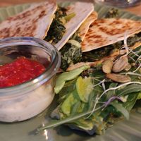 Quesadilla with spinach at Las in Zakopane