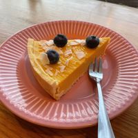 Blueberry-Mango cake  at Las in Zakopane