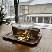 Tea with oatmilk  at Las in Zakopane