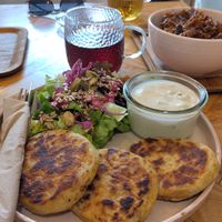 Potato cakes at Las in Zakopane