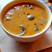 Thai soup - 22 zł for small portion at Las in Zakopane