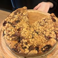 Plum cake, freshly baked, absolutely amazing!   at Las in Zakopane