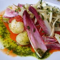 vegan gnocchi at Café Bosch in Arnhem