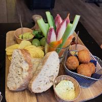 Vegan Antipasti platter at Café Bosch in Arnhem