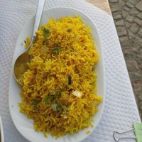 onion fried rice at Dawat in Tavira