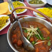 Vegetable balti at Dawat in Tavira