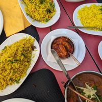 Tasty rice and pickled dish at Dawat in Tavira