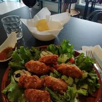 Falafel at The World Family in Finisterre