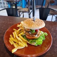Vegan Burger at The World Family in Finisterre