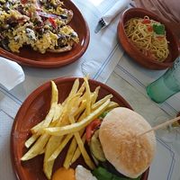 Vegan burger! at The World Family in Finisterre