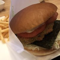 Fish burger  at KOMEDA is in Tokyo