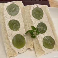 shine muscat fruit sandwich at KOMEDA is in Tokyo