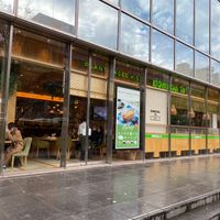 Entrance at KOMEDA is in Tokyo