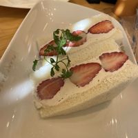 Strawberry Sandwich (dessert)  at KOMEDA is in Tokyo