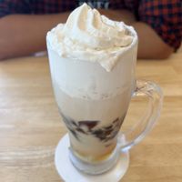 Almond milk coffee jelly  at KOMEDA is in Tokyo