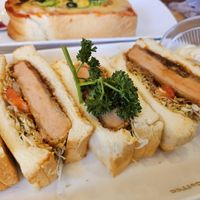 Ham sandwiches at KOMEDA is in Tokyo