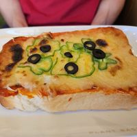 Pizza toast at KOMEDA is in Tokyo