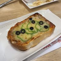 Pizza toast  at KOMEDA is in Tokyo