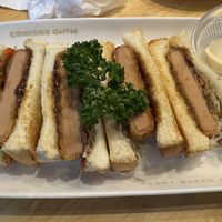 Soy Ham Cutlet Sandwich  at KOMEDA is in Tokyo