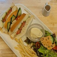 Vegan Tuna Sandwich at KOMEDA is in Tokyo