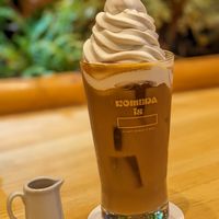 Oat Milk Float at KOMEDA is in Tokyo