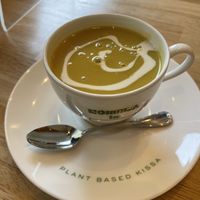 Pumpkin soup  at KOMEDA is in Tokyo