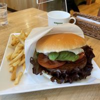 Teriyaki avocado burger  at KOMEDA is in Tokyo