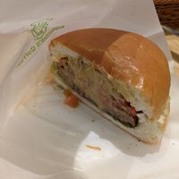 Curry burger at KOMEDA is in Tokyo