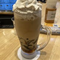 Almond milk coffee jelly drink  at KOMEDA is in Tokyo
