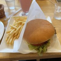 Soy Meat Spicy Burger - 6/10  at KOMEDA is in Tokyo