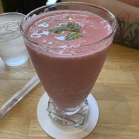 Strawberry and Amazake Smoothie - 8/10  at KOMEDA is in Tokyo