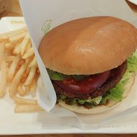 Teriyaki avo burger at KOMEDA is in Tokyo
