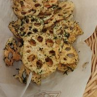 Lotus root fries at KOMEDA is in Tokyo