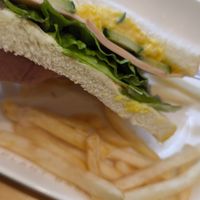 Egg plant sandwich at KOMEDA is in Tokyo