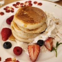 Fruit Pancakes at KOMEDA is in Tokyo