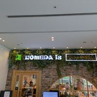 Cafe sign at KOMEDA is in Tokyo