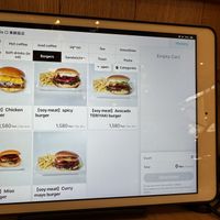 Burger menu   at KOMEDA is in Tokyo